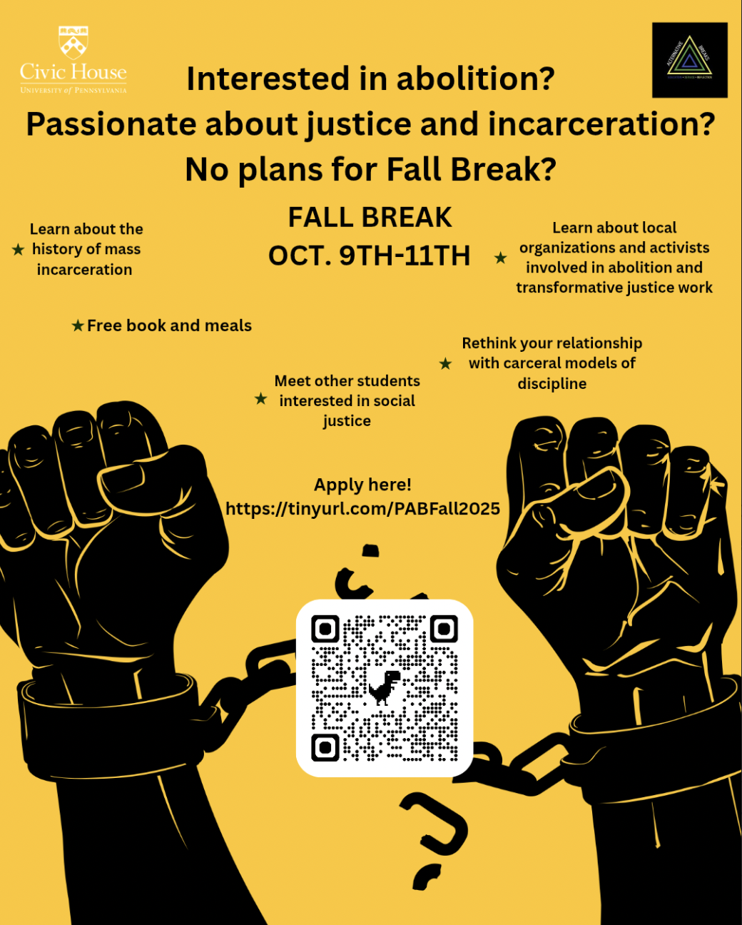 Penn Alternative Breaks Flyer for Fall 2025